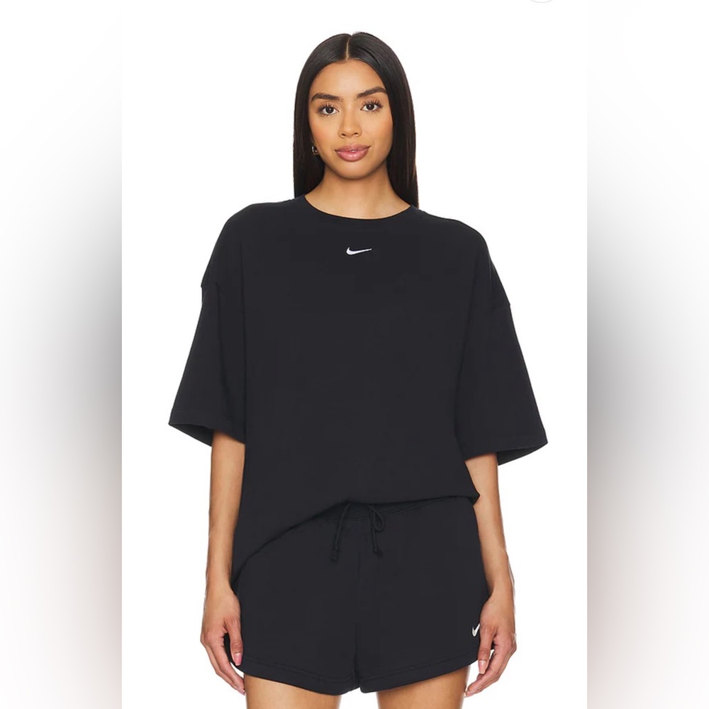 Nike Fleece Shorts Small Black/White